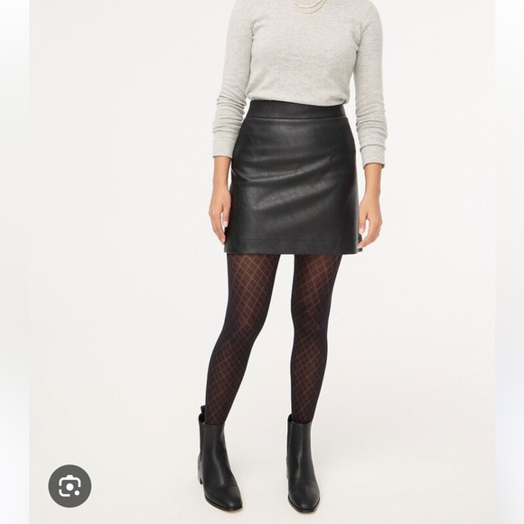 J Crew Leather Skirt